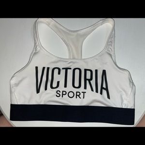 White sports bra